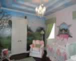 Cottage Theme Baby Nursery Mural